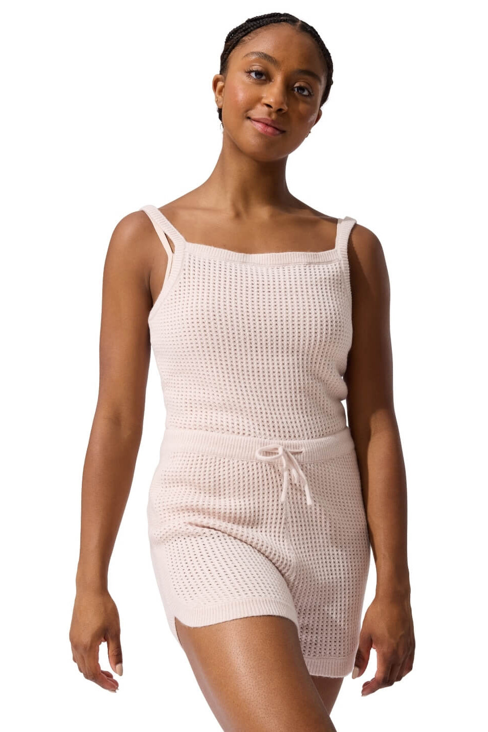 Capezio Mise-En-Scene Burton Jumper, Crystal Gray CK11011W