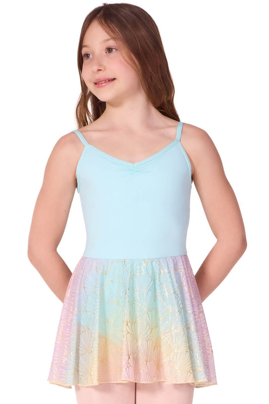 Capezio Sea Star Mermaid Camisole Dress, Turquoise F12583C