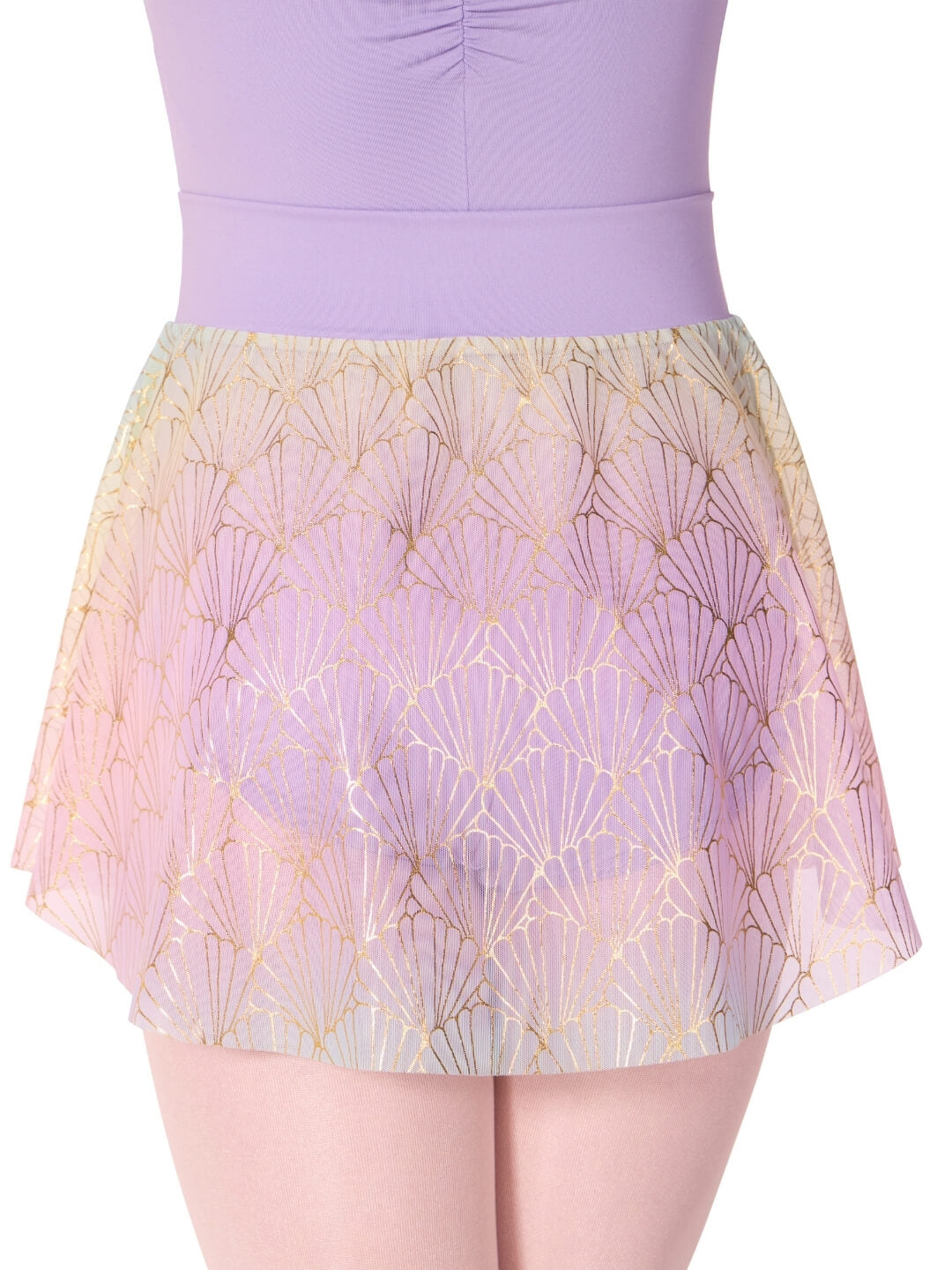 Capezio Sea Star Sand Dollar Skirt, Lavender F12585C