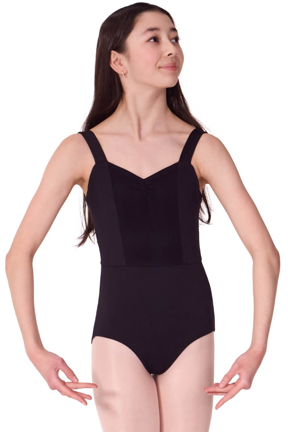 Capezio Sea Star Seashell Tank Leotard, Black F12580C