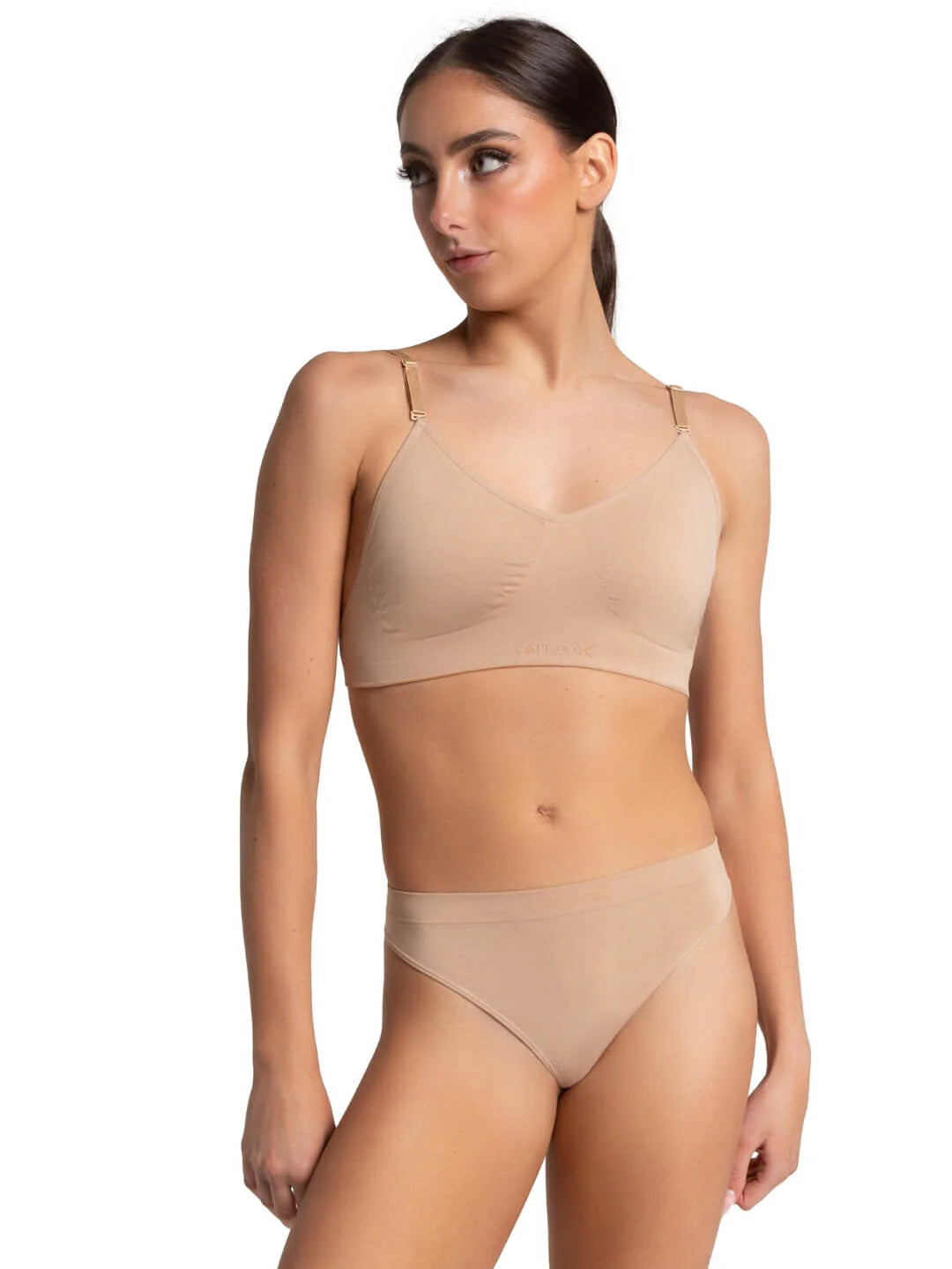 Capezio Seamless Clear Back Bra, 3683