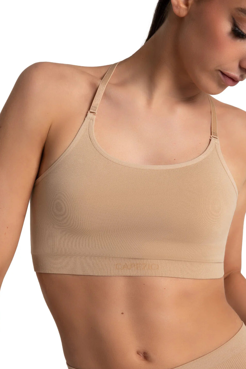 Capezio Seamless Convertible Longline Bra, 3769W