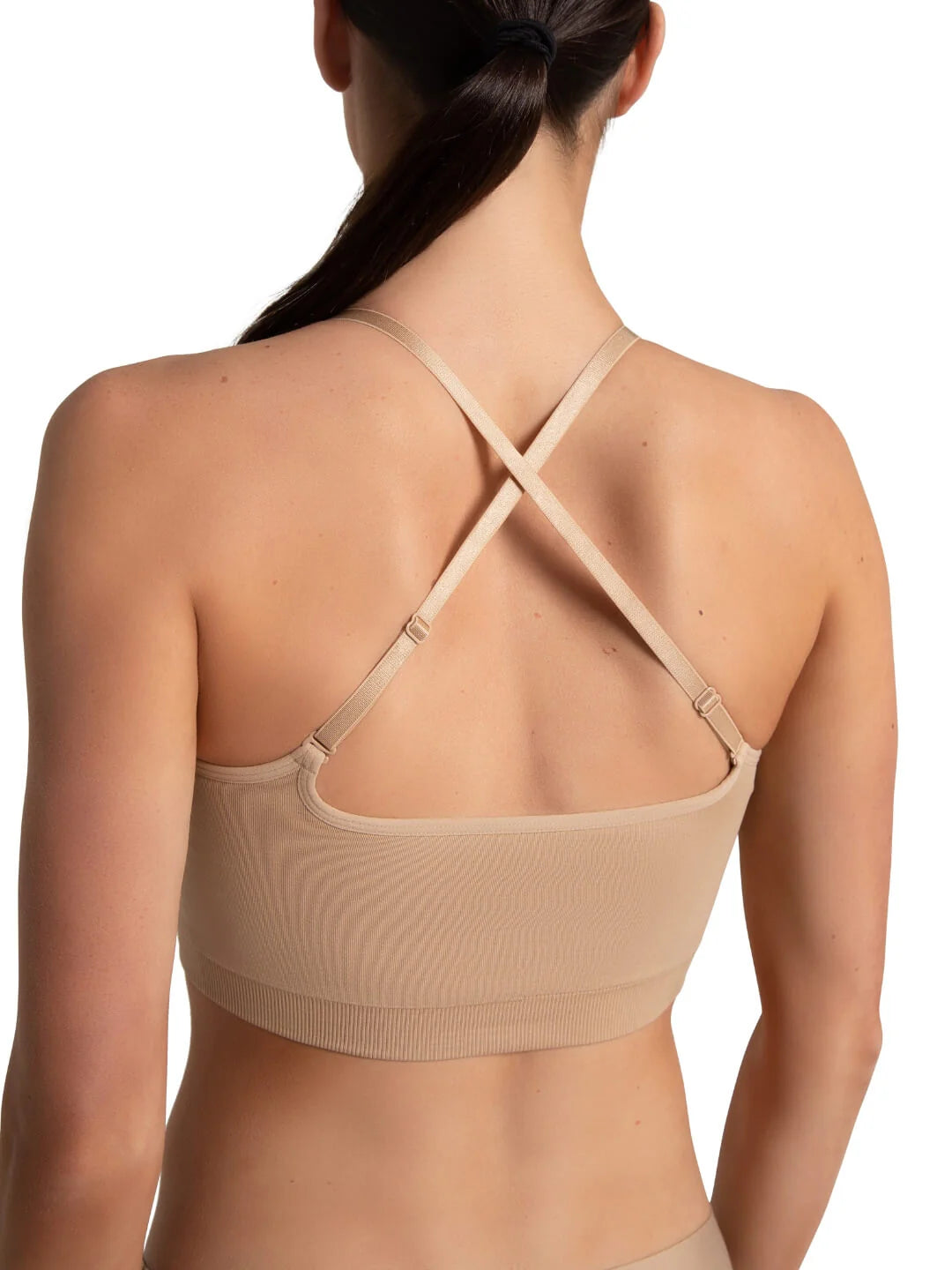 Capezio Seamless Convertible Longline Bra, 3769W