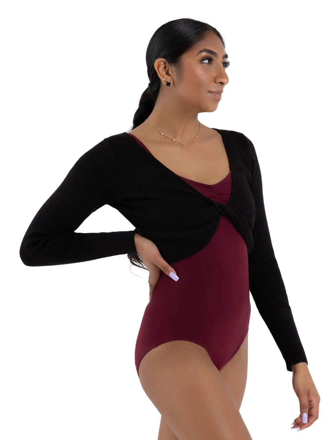 Capezio Shrug with Faux Knot, CK10975W