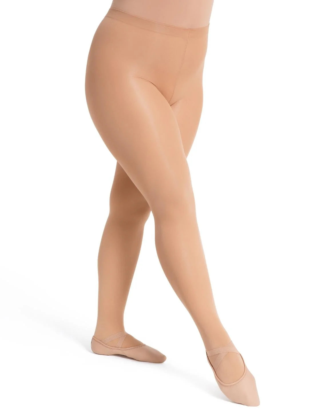 Capezio Ultra Soft Self Knit Waistband Transition Tight, 1916
