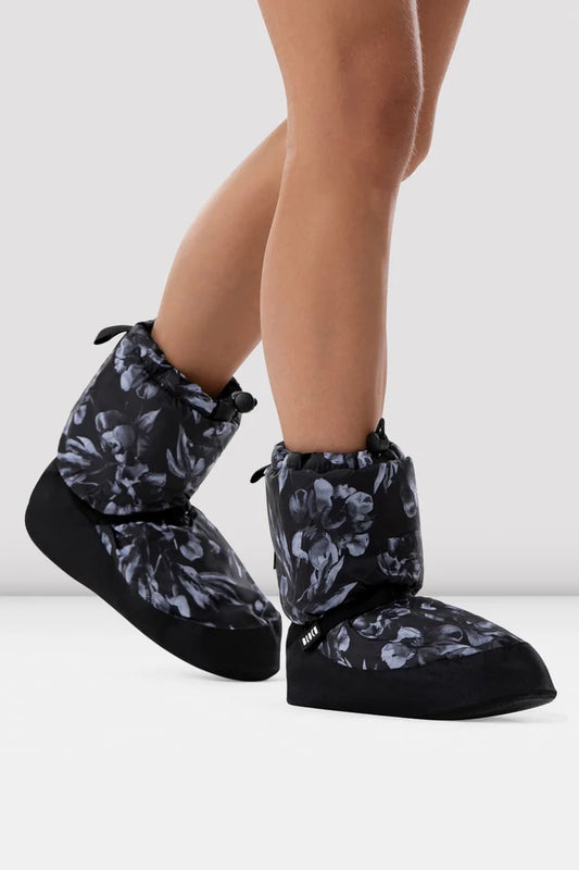 Bloch Adult Floral Print Warm Up Booties, IM009BP