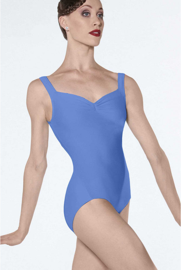 Wear Moi Faustine Pinch Front Tank Leotard, French Blue FAU