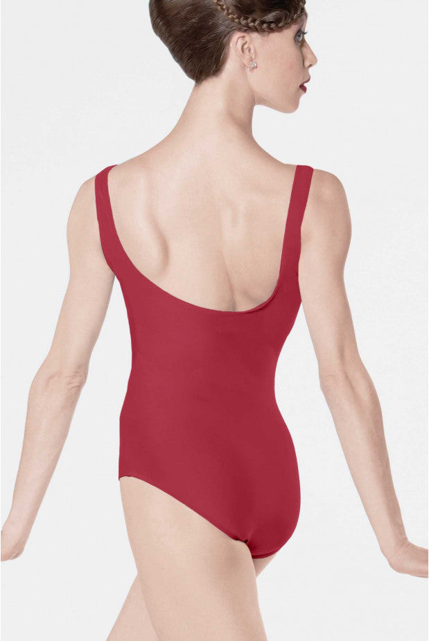 Wear Moi Faustine Pinch Front Tank Leotard, Red FAU