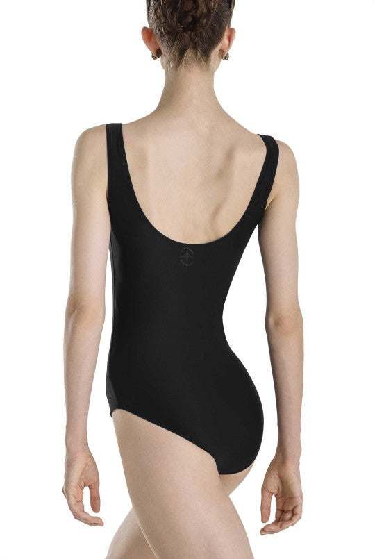 Wear Moi Faustine Pinch Front Tank Leotard, Black FAU