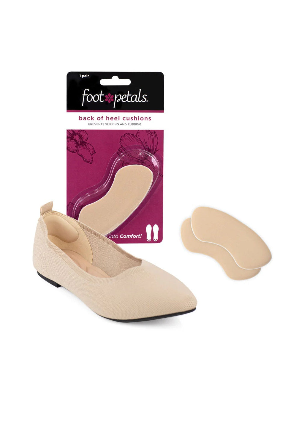 Foot Petals Back of Heel Cushions, 72030