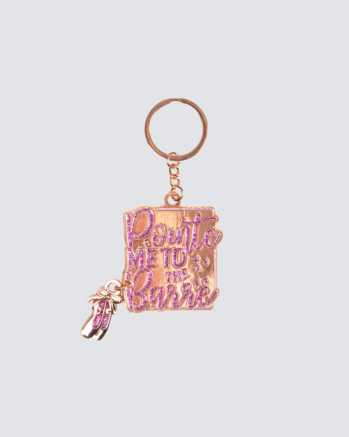 Energetiks Pointe Me to the Barre Keychain, G099