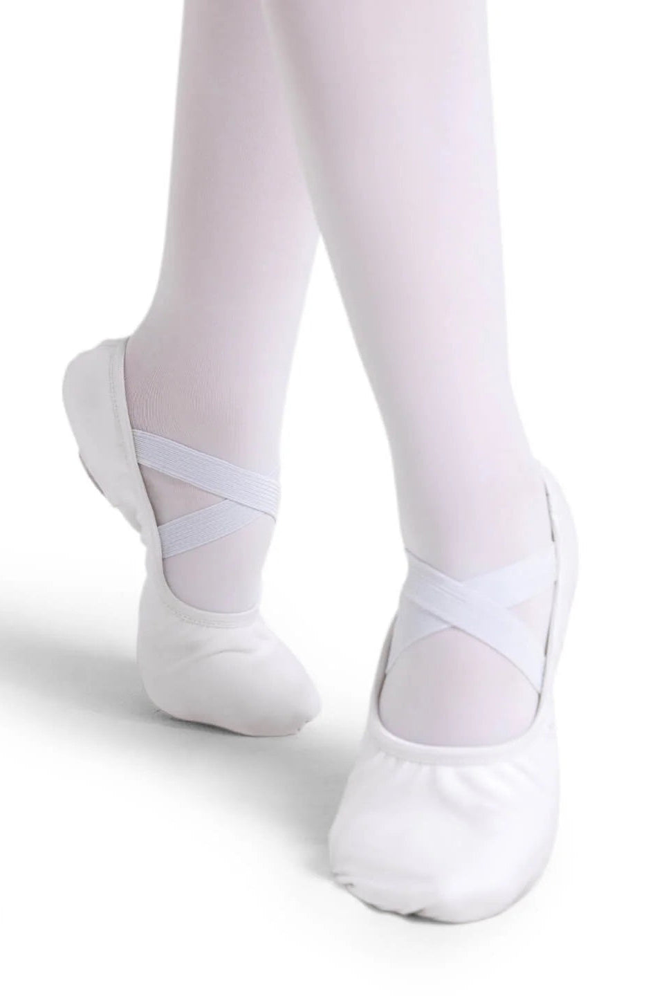 Capezio Hanami Canvas Slipper, White 2037W
