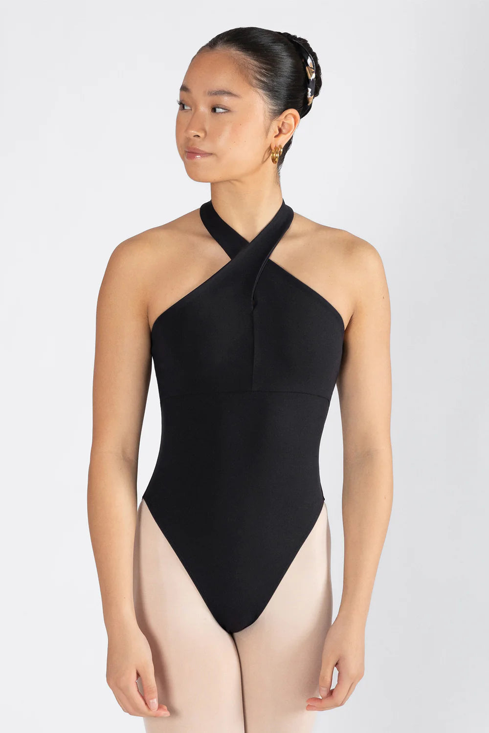 Energetiks Lara Crossover Halter Leotard, IL258
