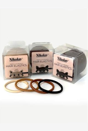Nikolay Hair Elastics, Pack of 15, HA1001N