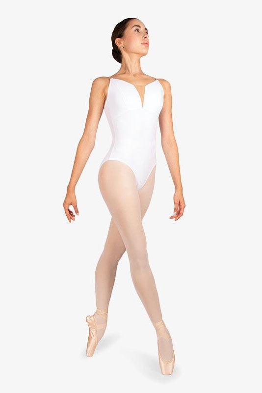 Nikolay Charlotte Camisole Leotard, White DA1930MPN