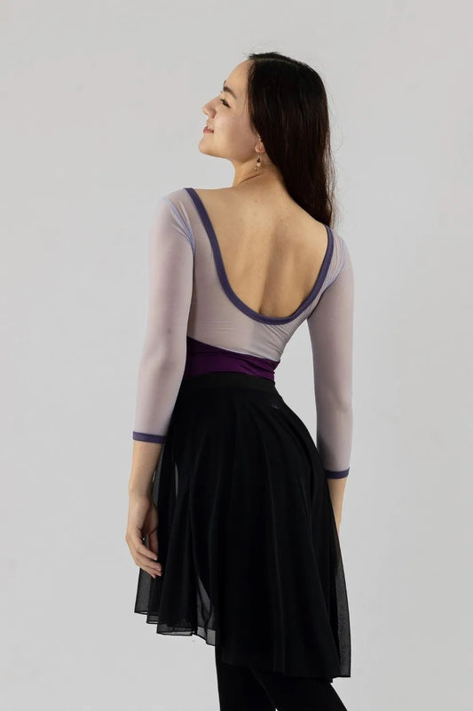 AK Dancewear Casie Hi Lo Pull On Skirt, Black SC2210