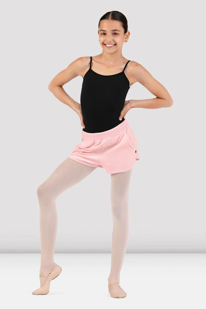 Bloch Kids Kelly Velvet Short, Candy Pink CR90008