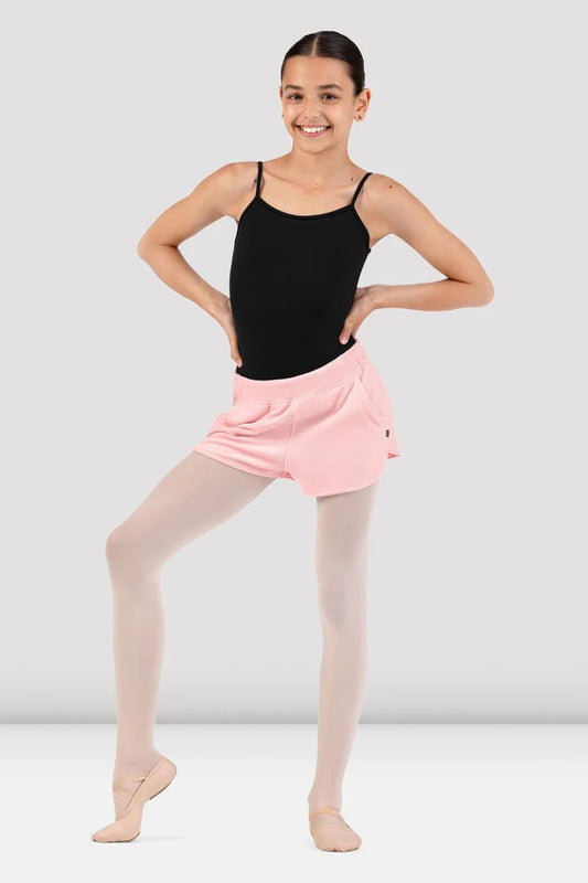 Bloch Kids Kelly Velvet Short, Candy Pink CR90008