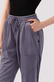 Bloch Adults Gloria Velvet Sweatpant, Dusty Lavender P80003