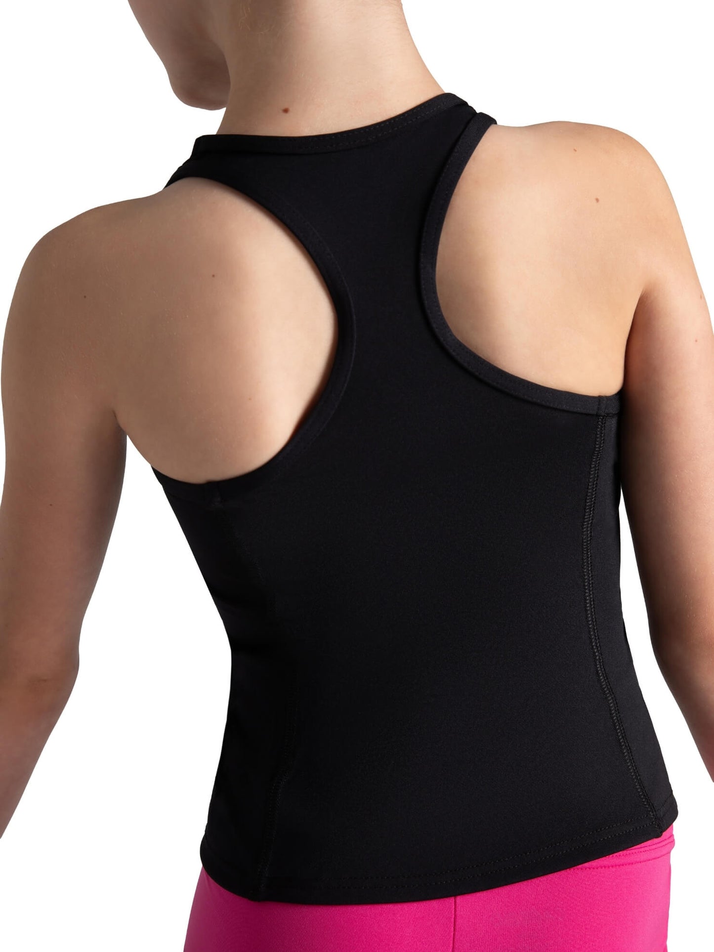 Capezio Team Basics Tank Top with Racerback - Kids, Black TB256C