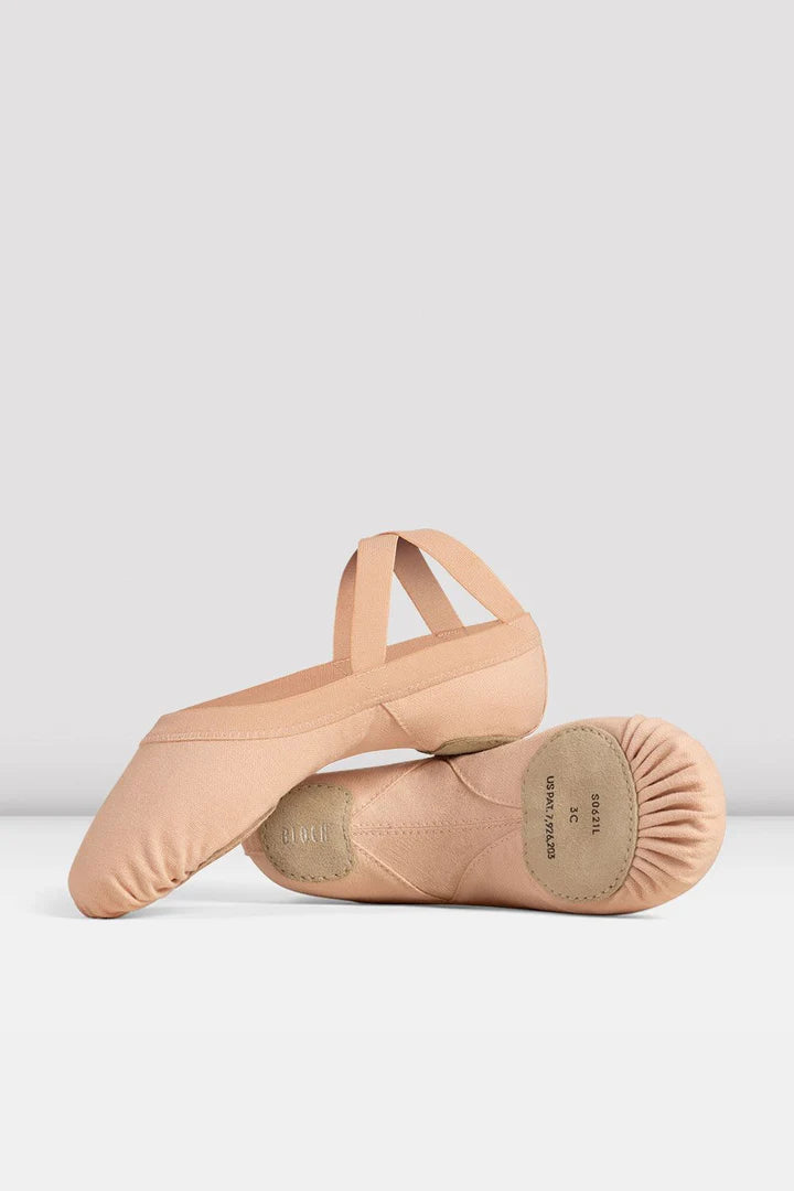 Bloch Adults Synchrony Stretch Canvas Ballet Shoes, S0625L